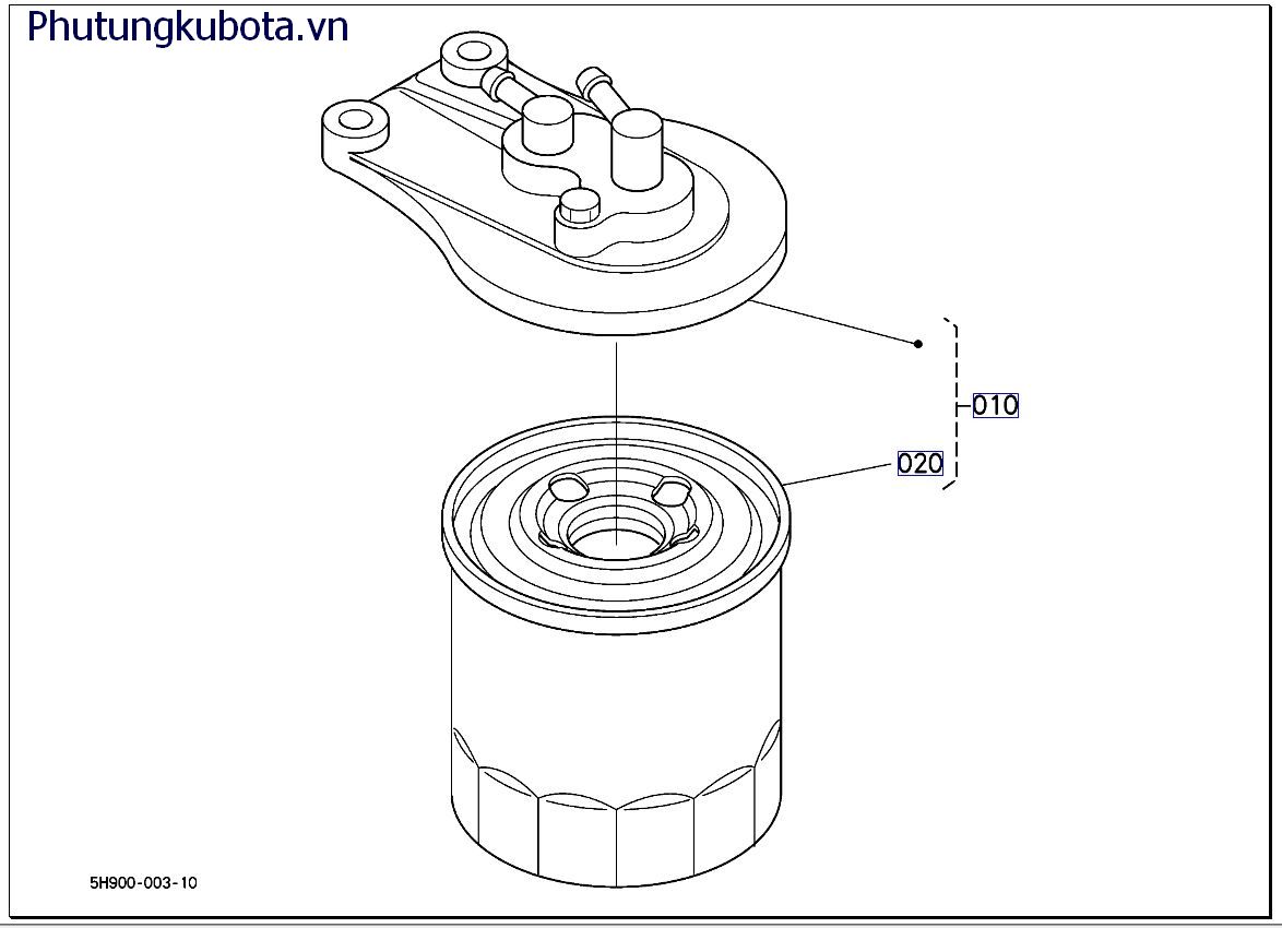Của bộ lọc nhiên liệu ( những bộ phận cấu thành)